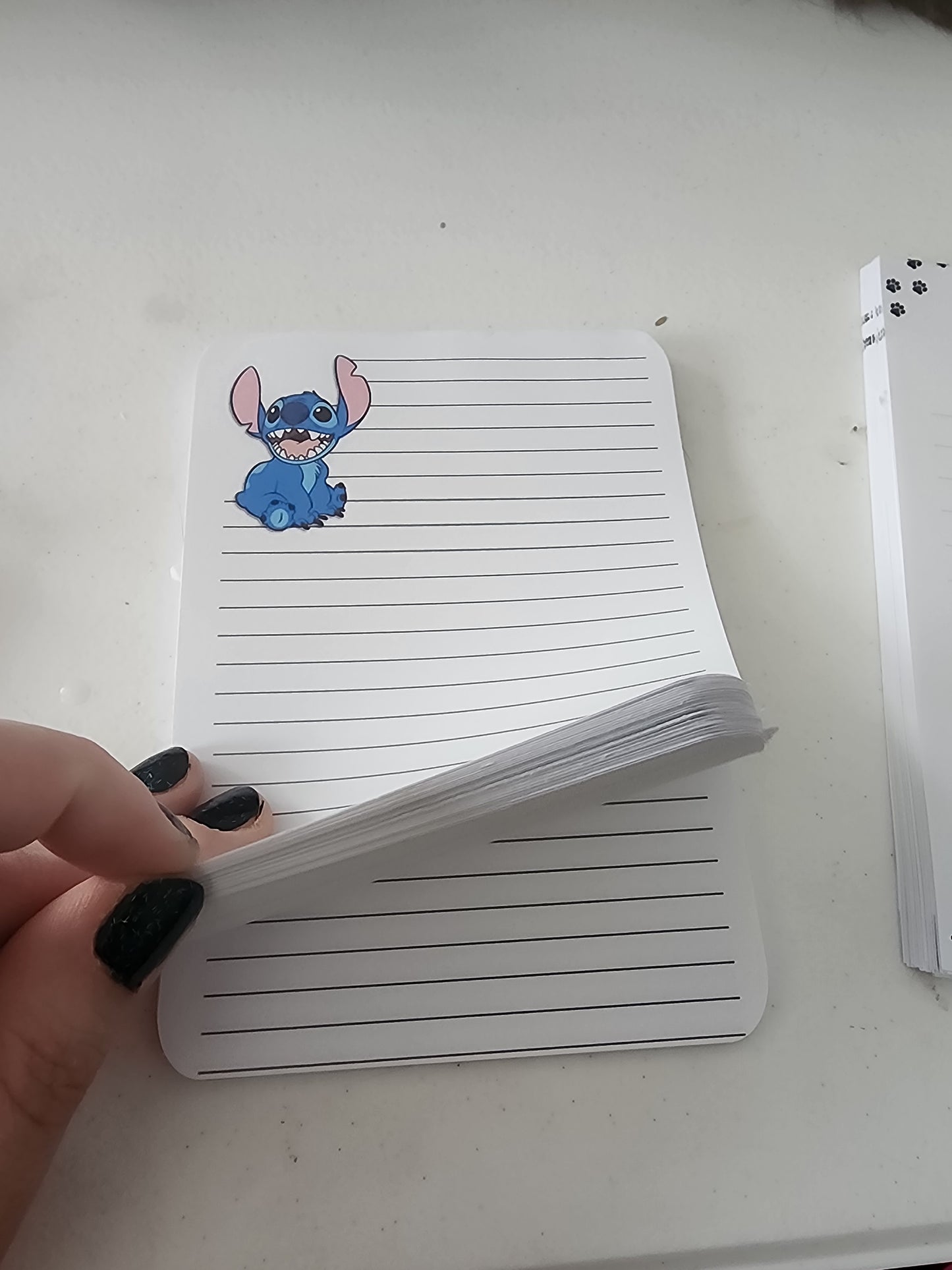 Stitch notepad