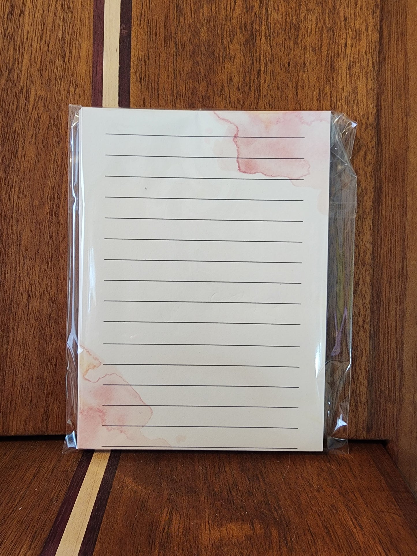 Pink water color Note Pad
