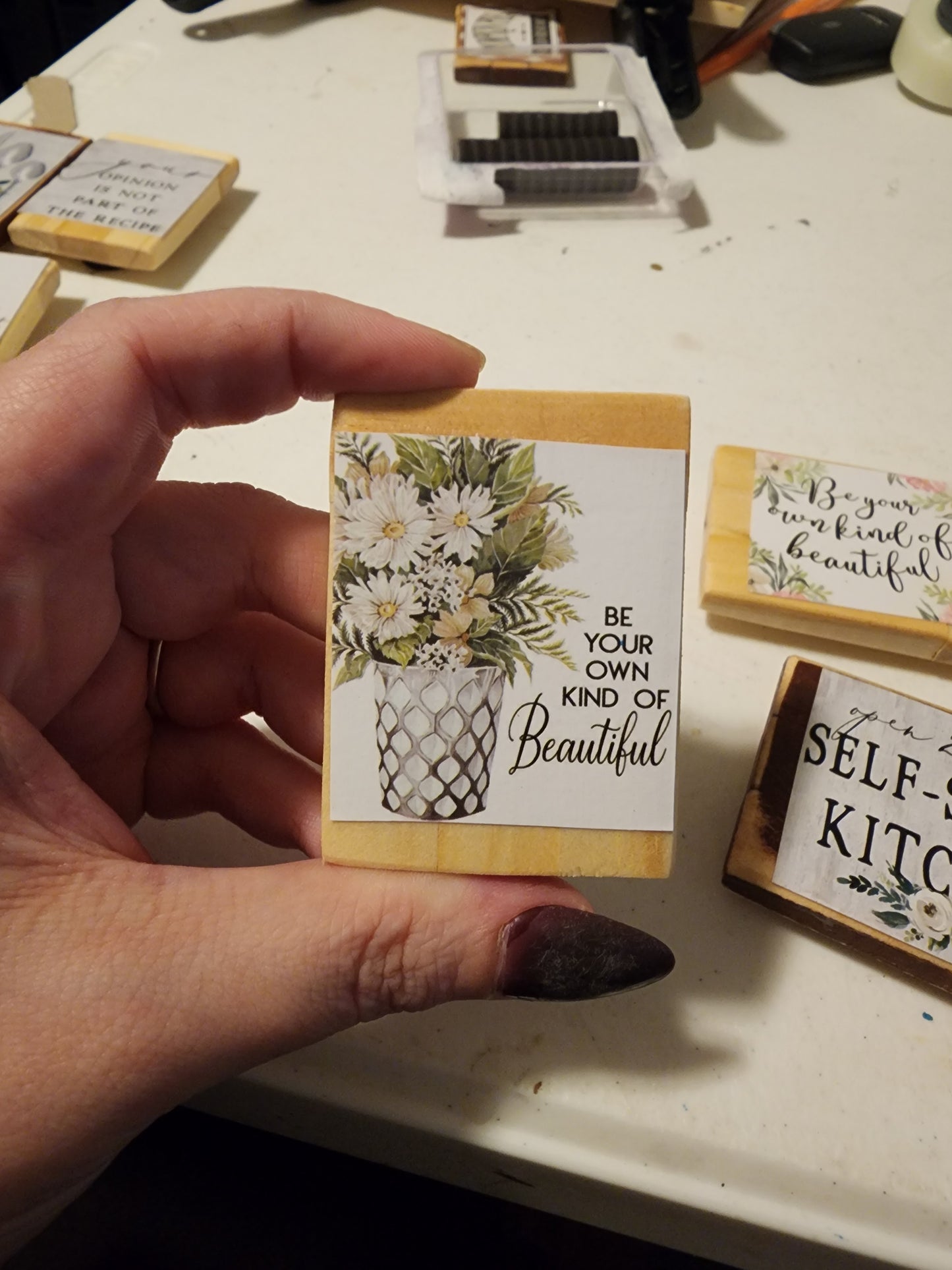 Be Your Own Kind Of Beautiful Bouquet Magnet