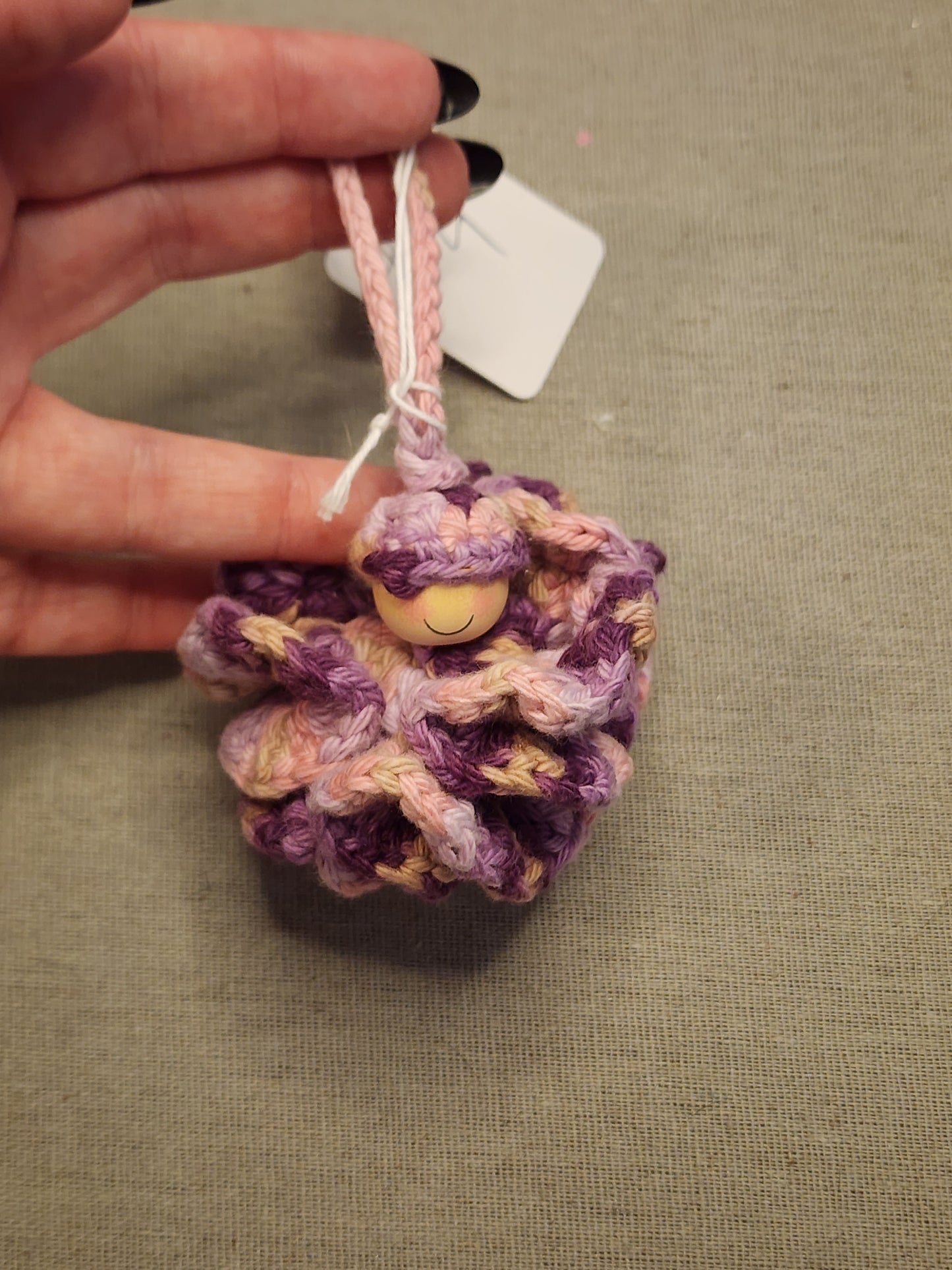 Purple Dress Doll Key Chain