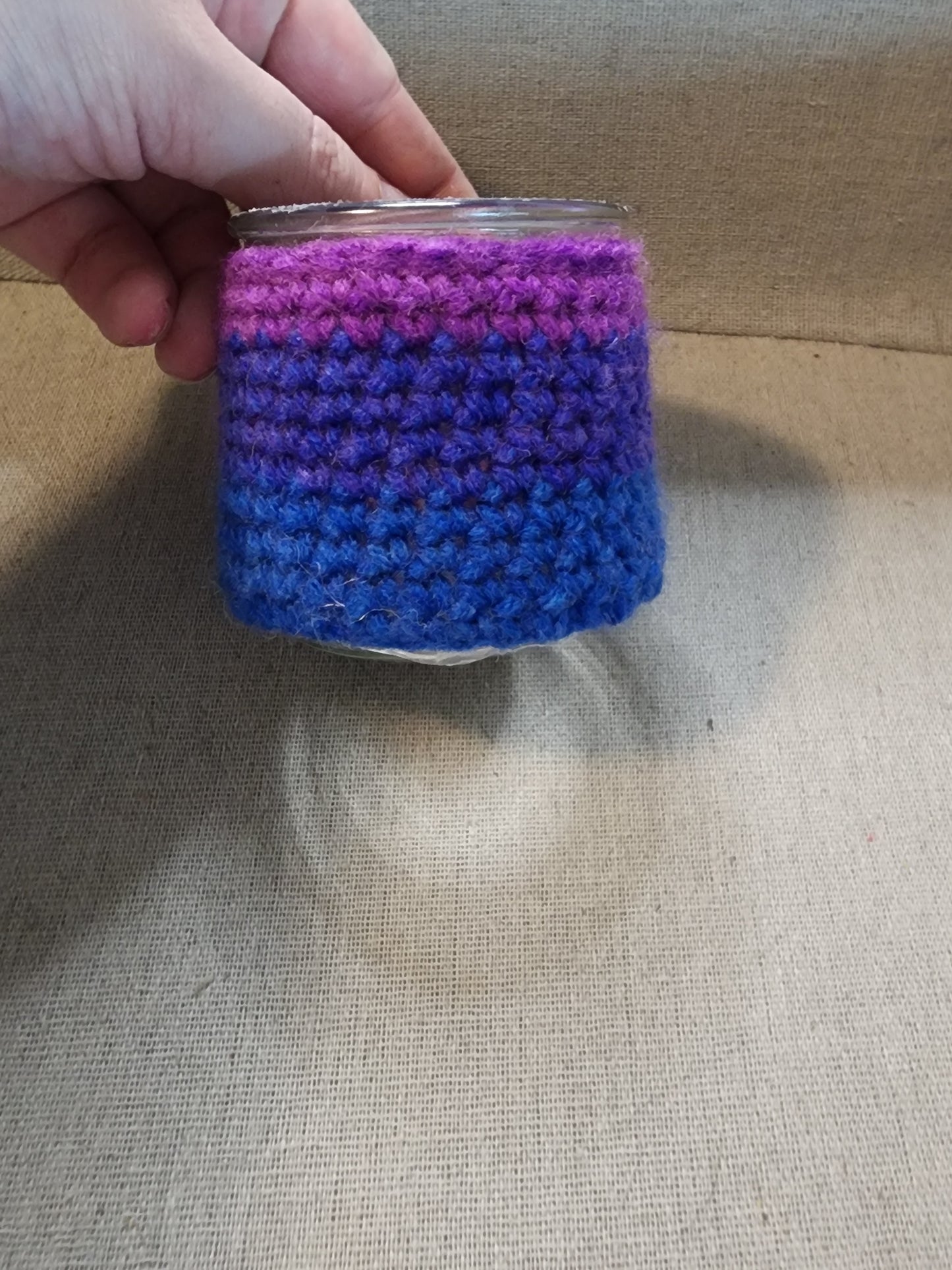 Candle Jar Sleeves Purple