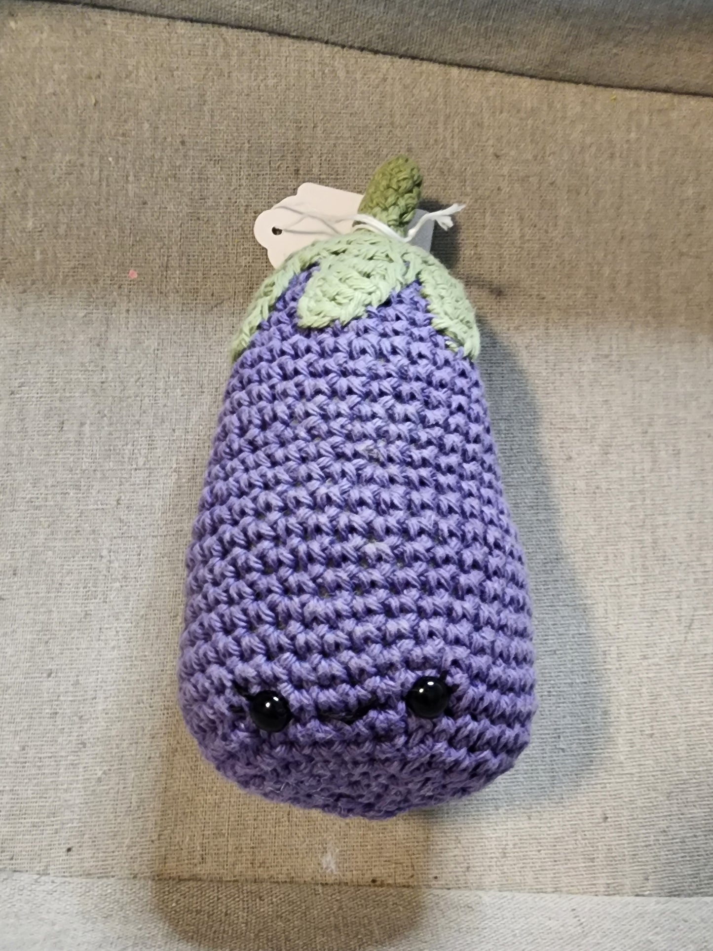 Eggplant 7 inches tall