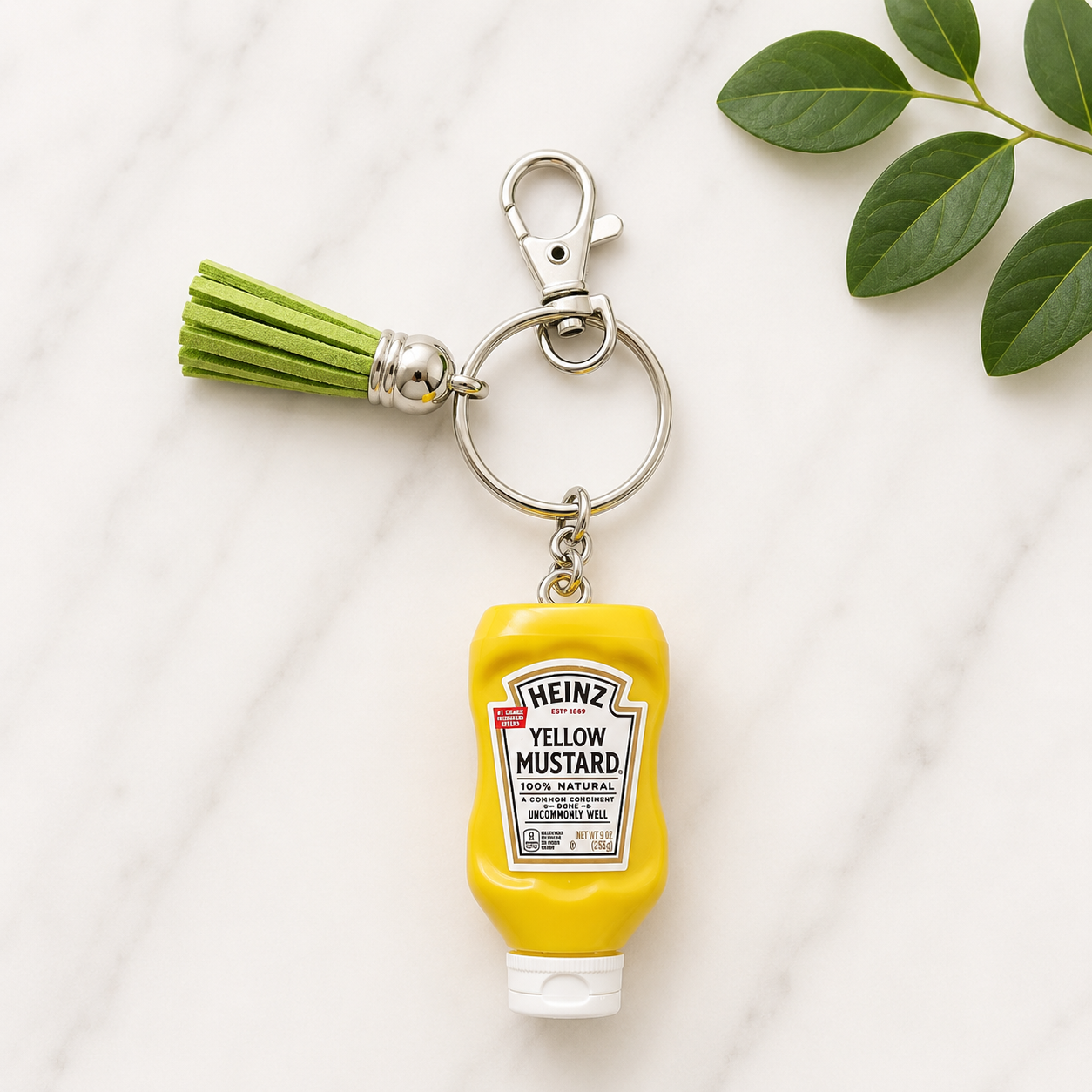 Heinz Mustard Mini brand toy keychains
