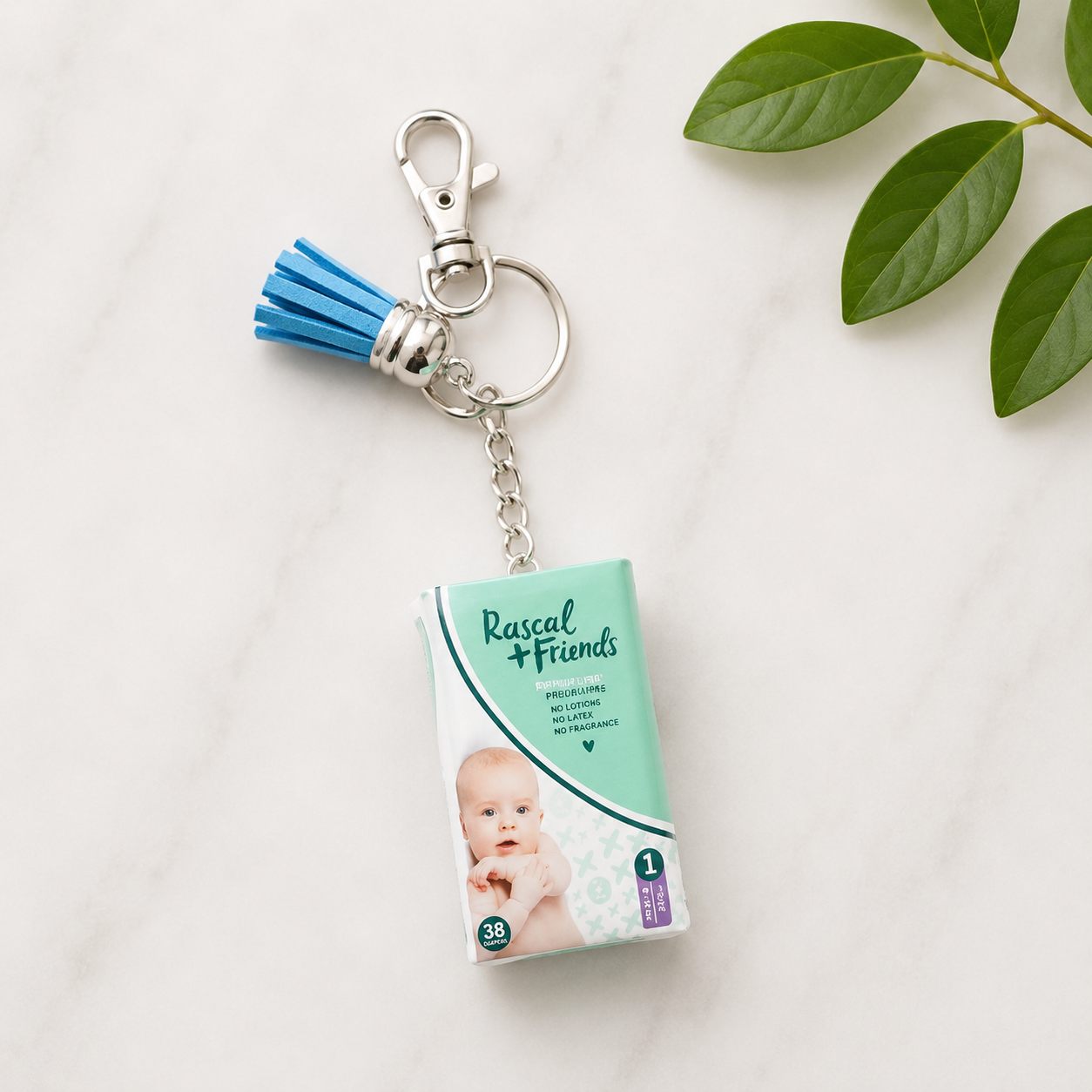 Rascal and friends diapers Mini brand toy keychains