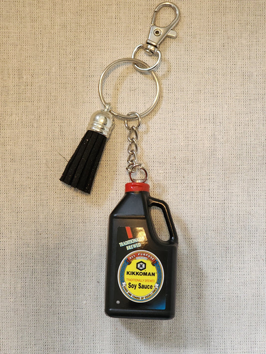 Kikkoman Soy Sauce Jug KeyChain