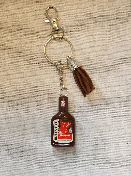 Bull's-eye Sauce Keychain