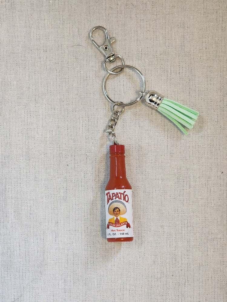 Tapatio Hot Sauce Keychain