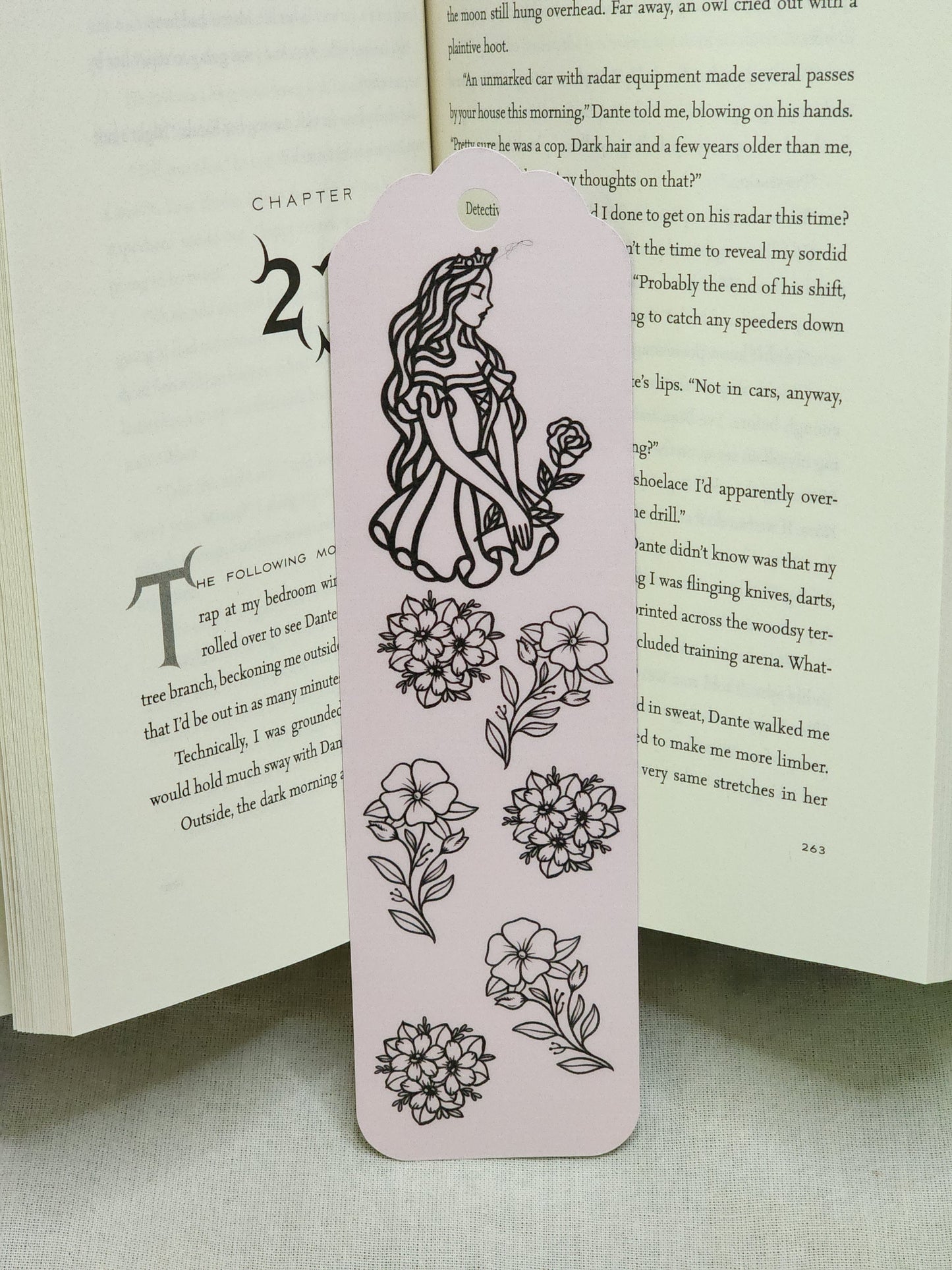 Princess Flower Bookmark