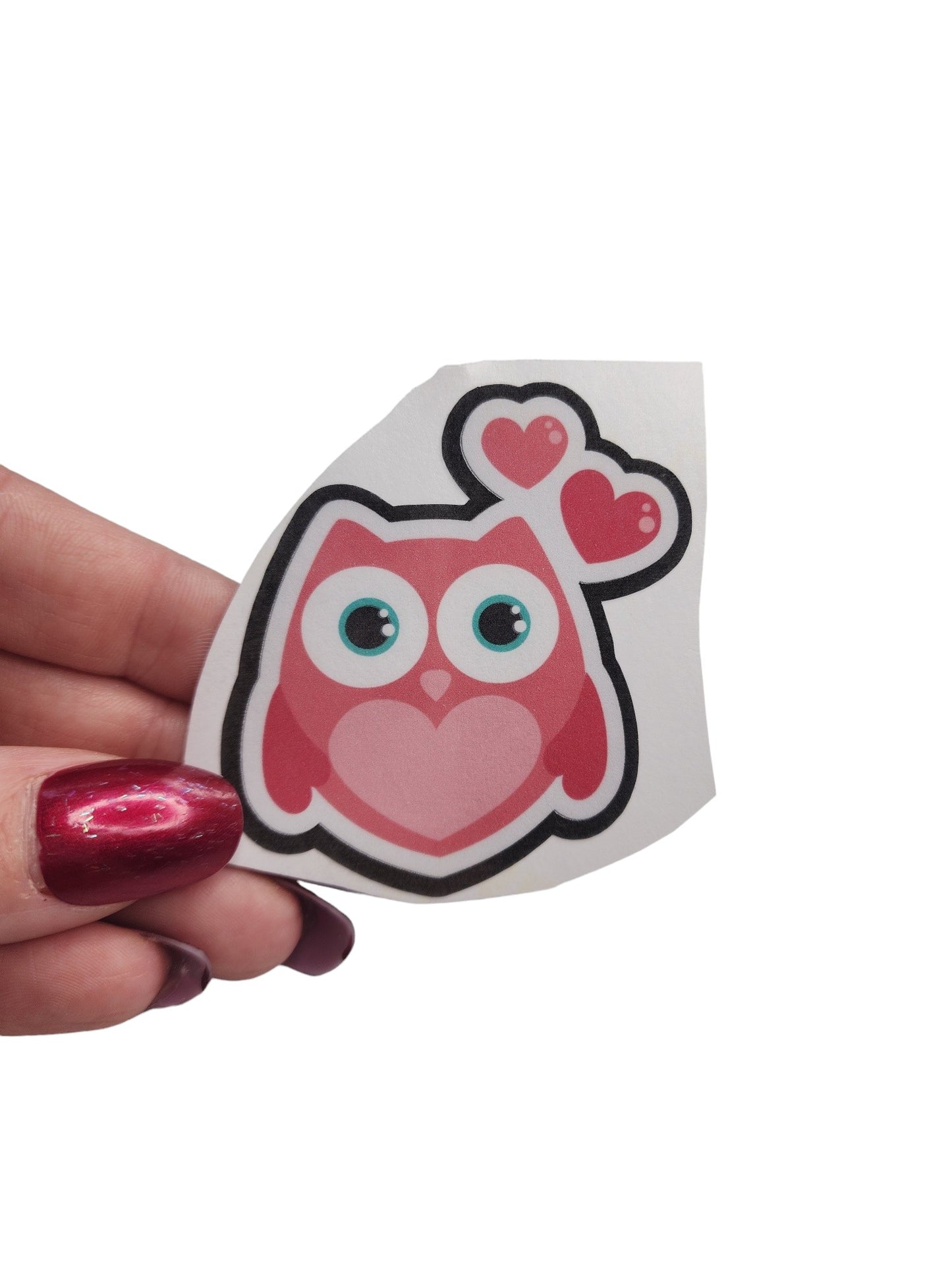 Owl Hearts Stickers