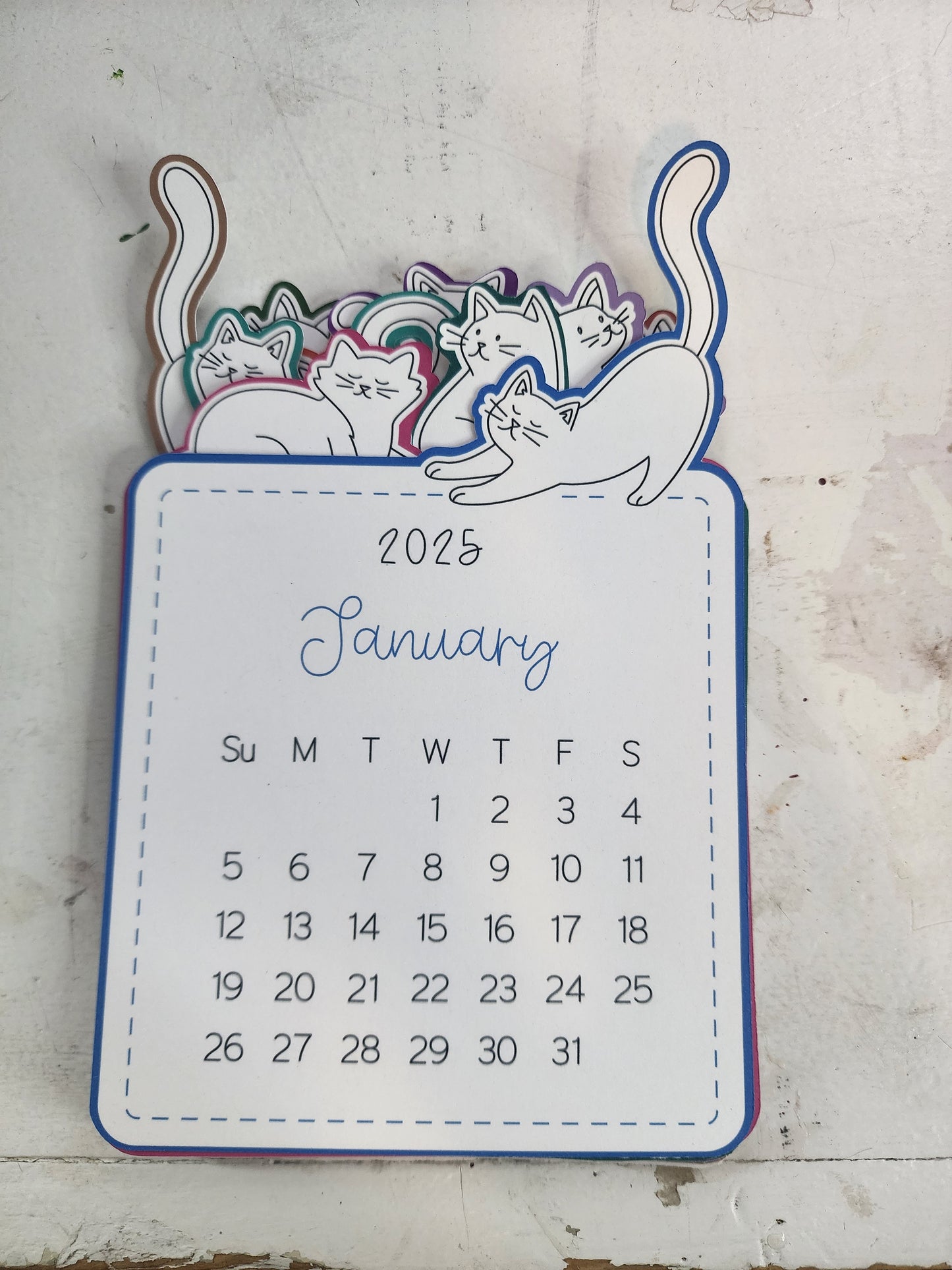 2025 Cute Cat Calendar