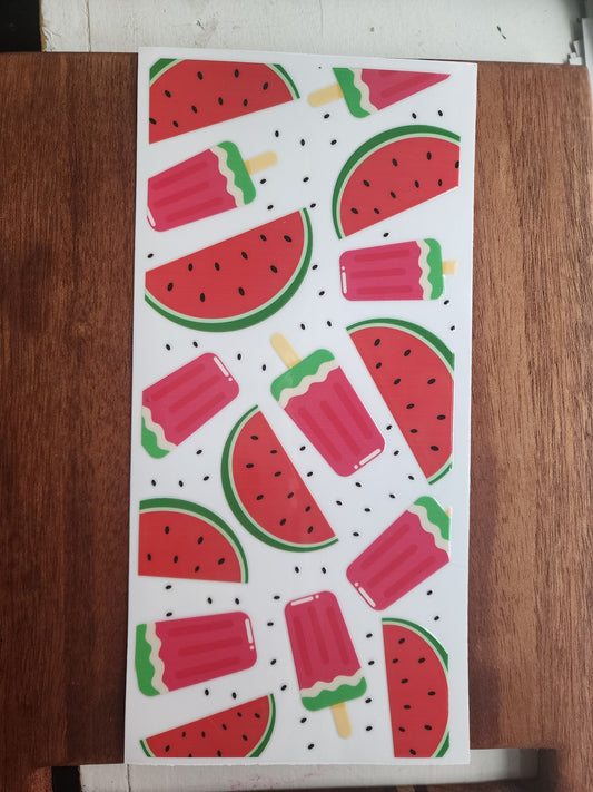 Watermelon popsicle