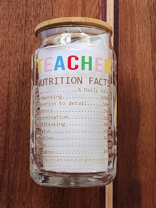 Teacher Nutrition Facts