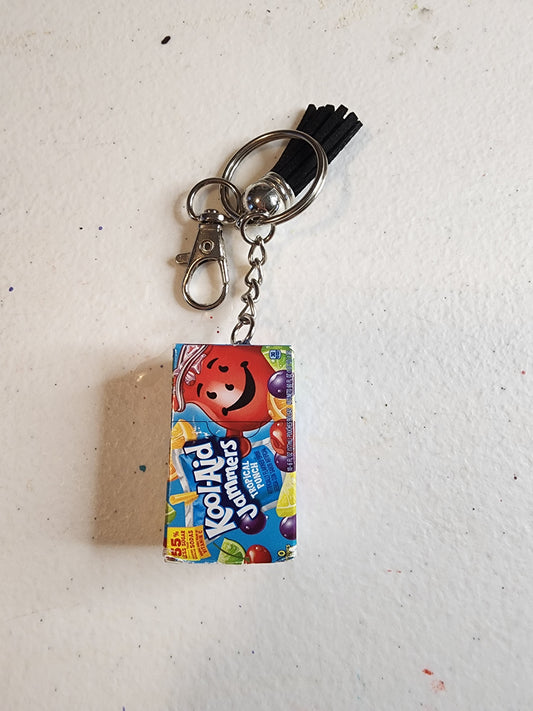 Kool-aid box key chain