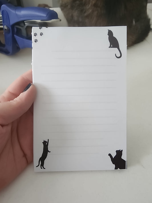 Black Cat Note Pad