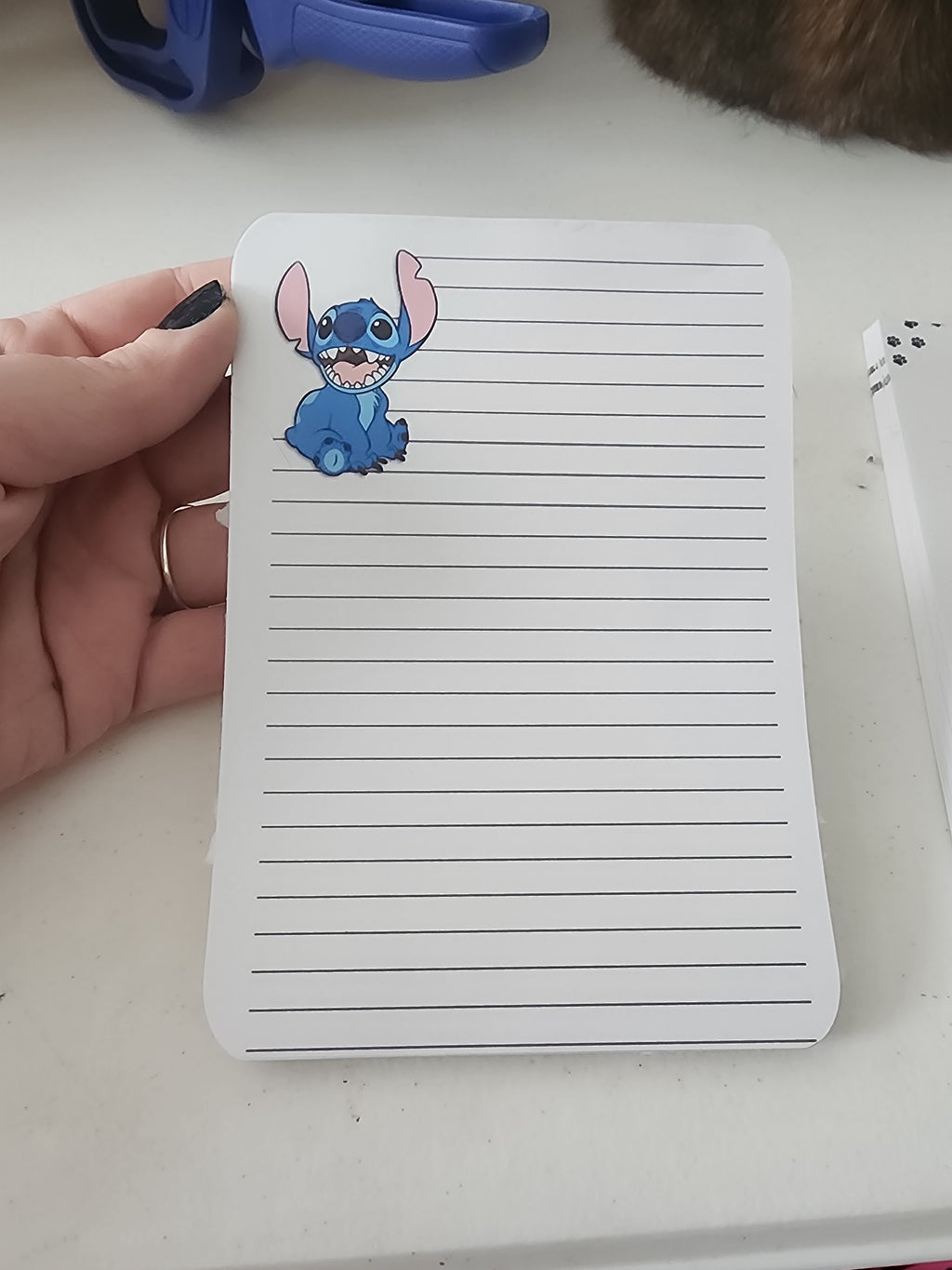 Stitch notepad