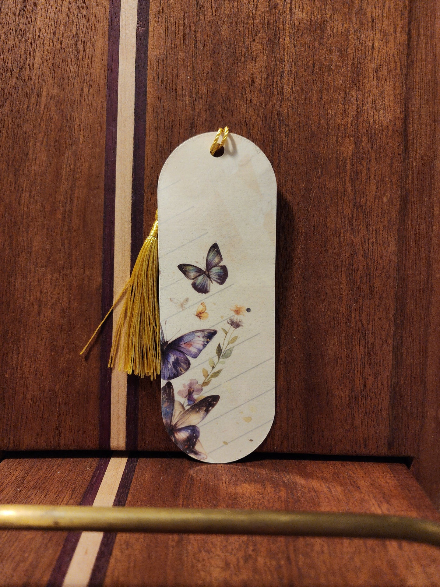 Butterfly notes bookmark