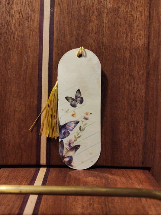 Butterfly notes bookmark