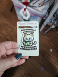 Emotionally attached magnetic bookmark