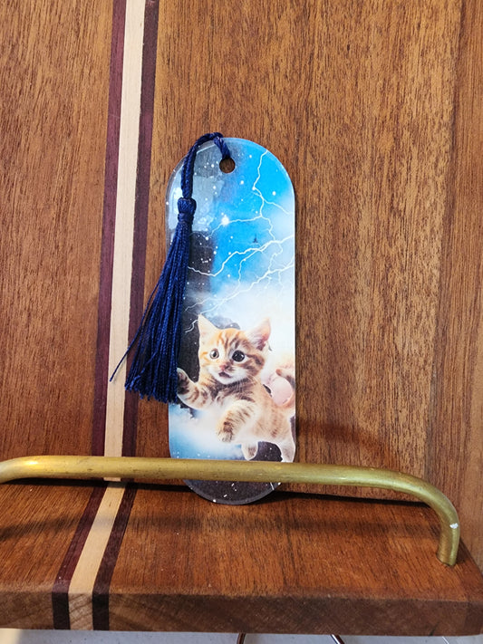 Ginger cat bookmark