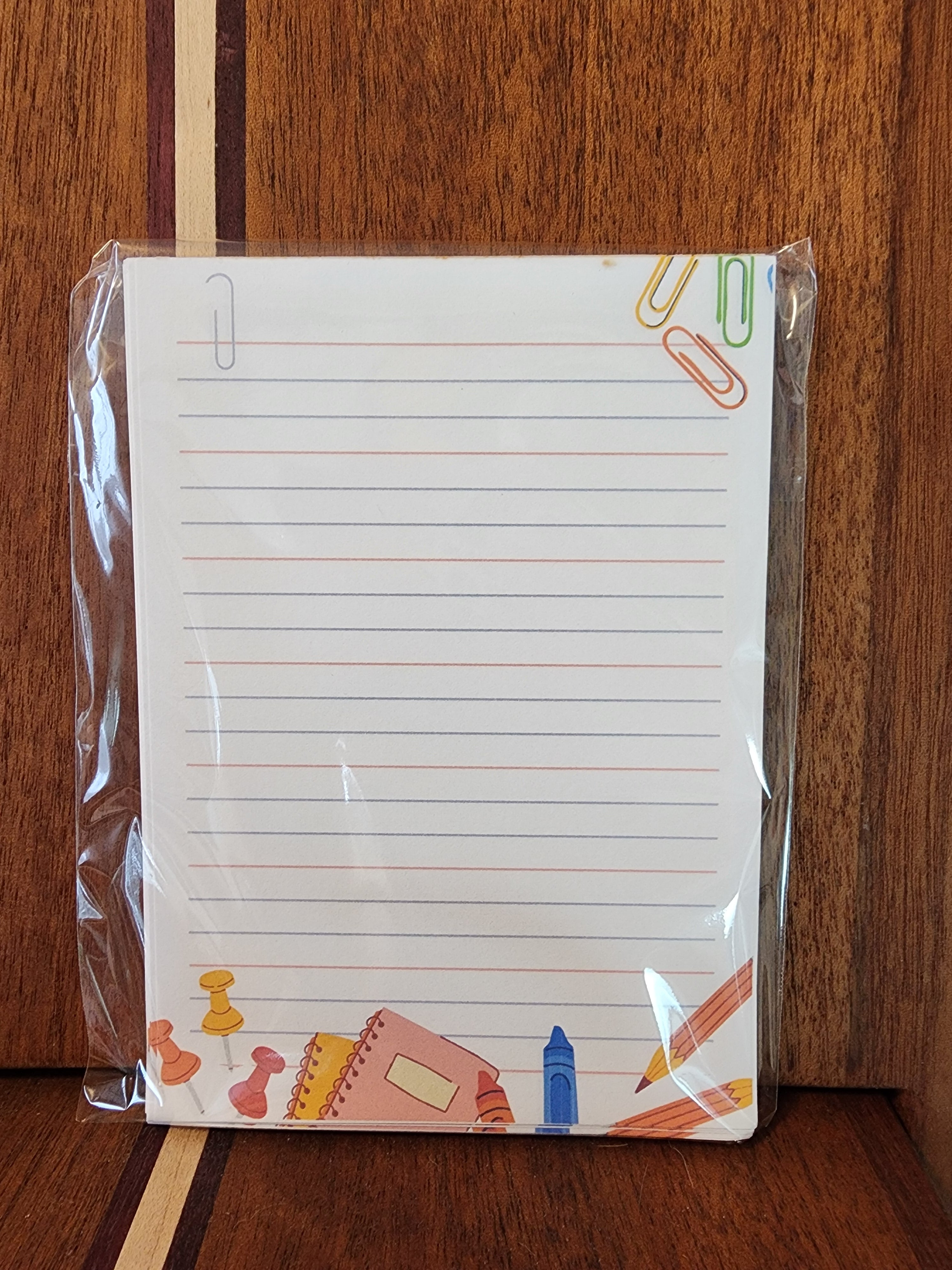 Paper clip notepad