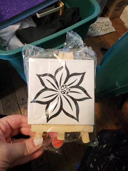 Flower Paint Your Own Canvas