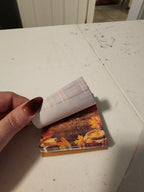 Small fall pumpkin pie notepad