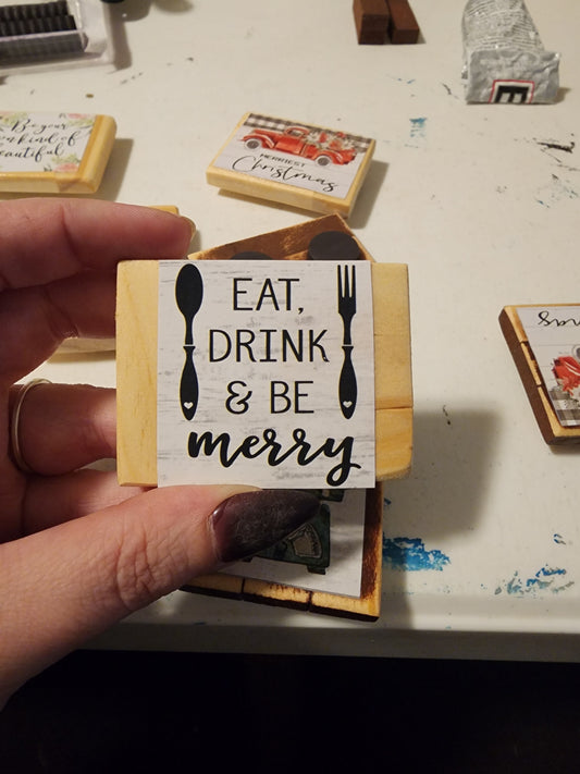Eat Drink & Be Merry Magnet