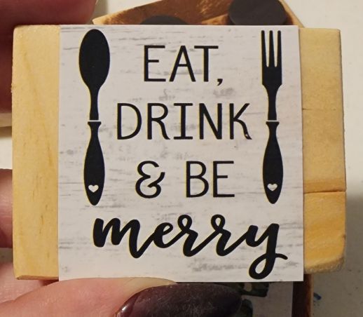 Eat Drink & Be Merry Magnet