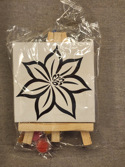 Flower Paint Your Own Canvas