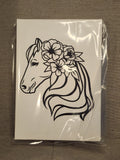Horse Head Paint your own canvas 5x7