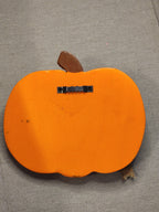 Solid Wood Orange Pumpkin