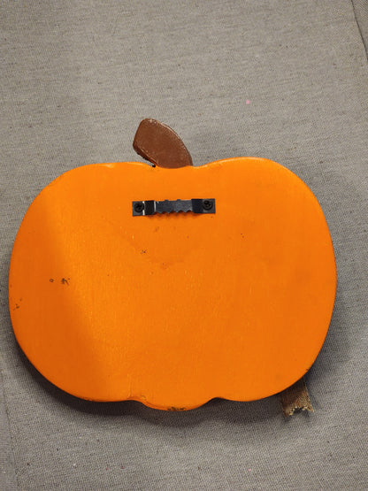 Solid Wood Orange Pumpkin