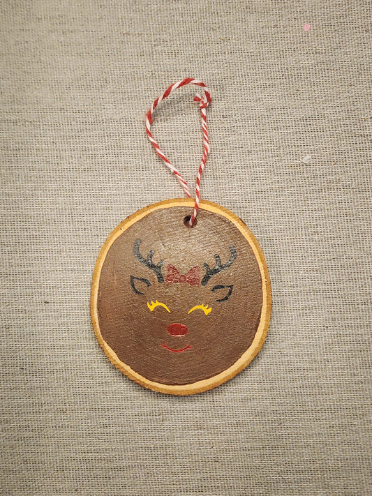 Deer #4 Wood Ornament