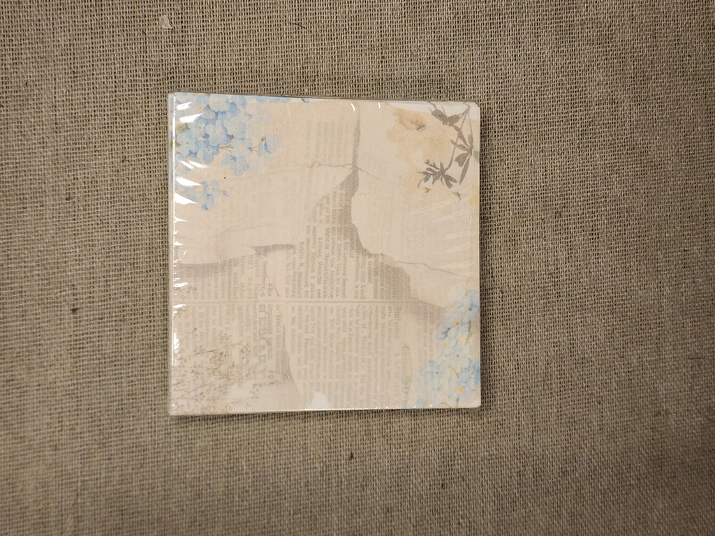 Forget-me-not flower notepad 3x3