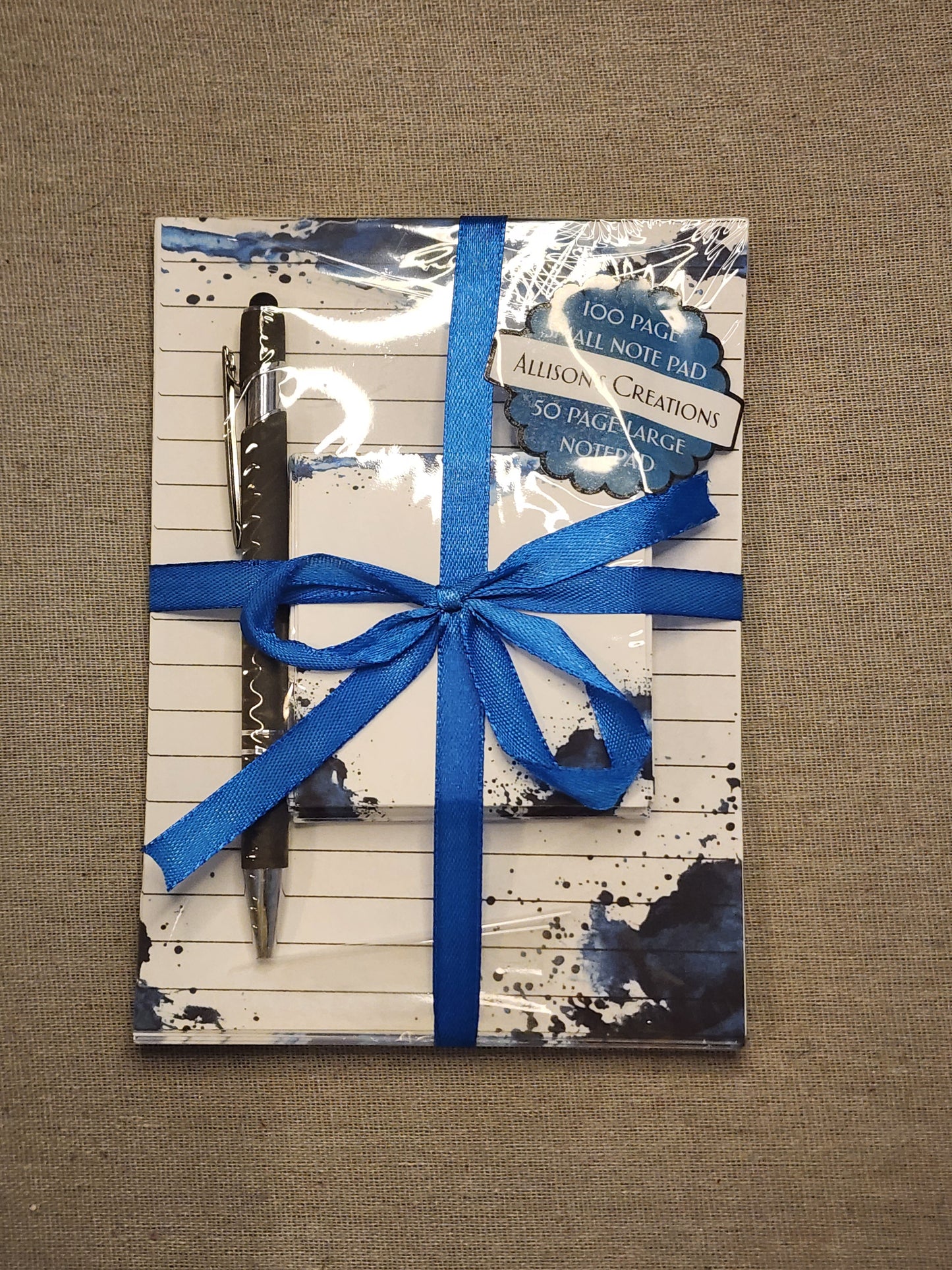 Blue Water color Notepad Set