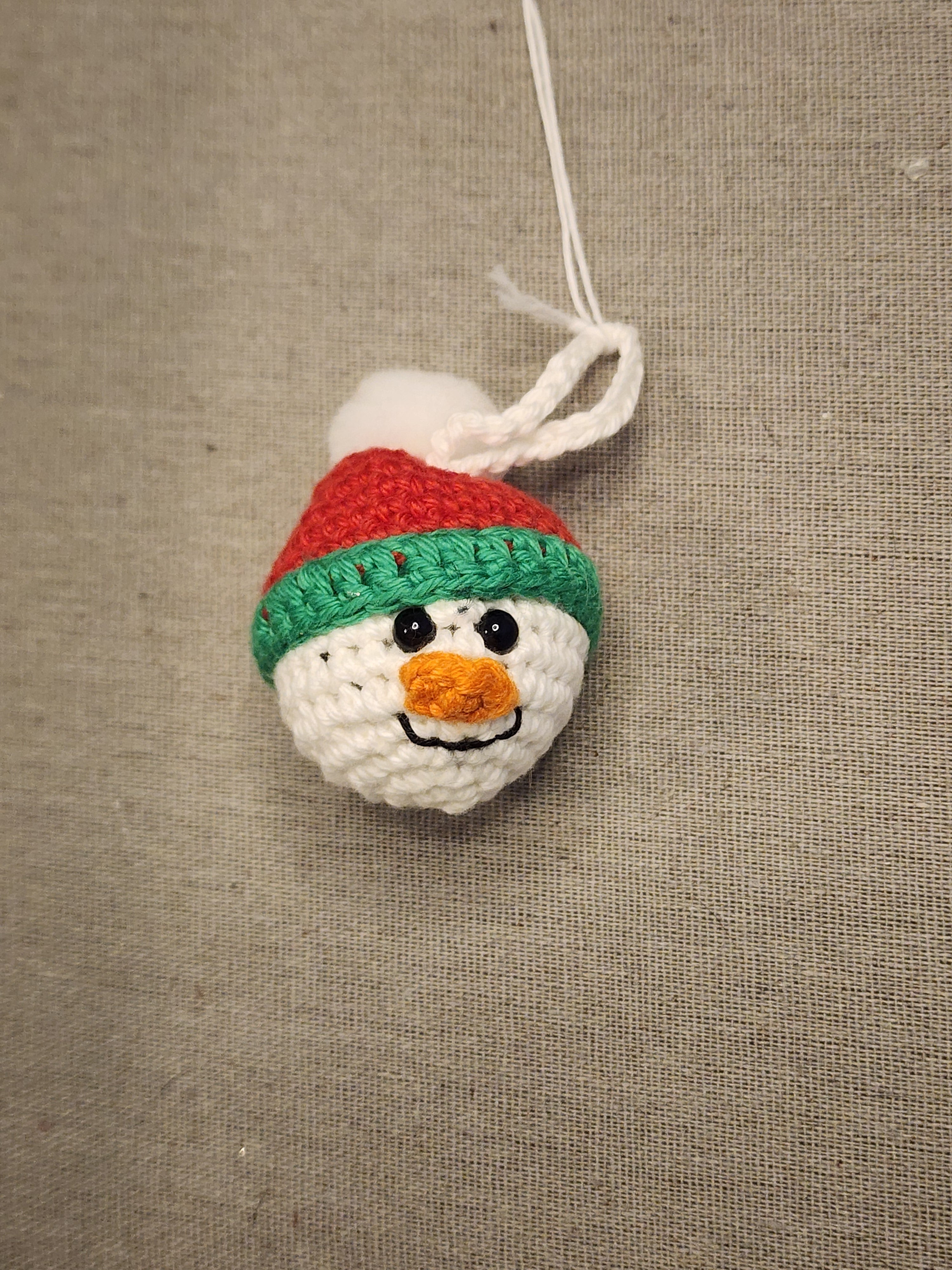 Red Hat Snowman ornament