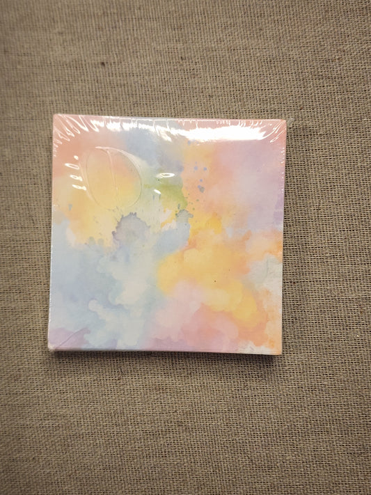 Watercolor 3x3 Notepad