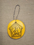 Nativity Wood Ornament