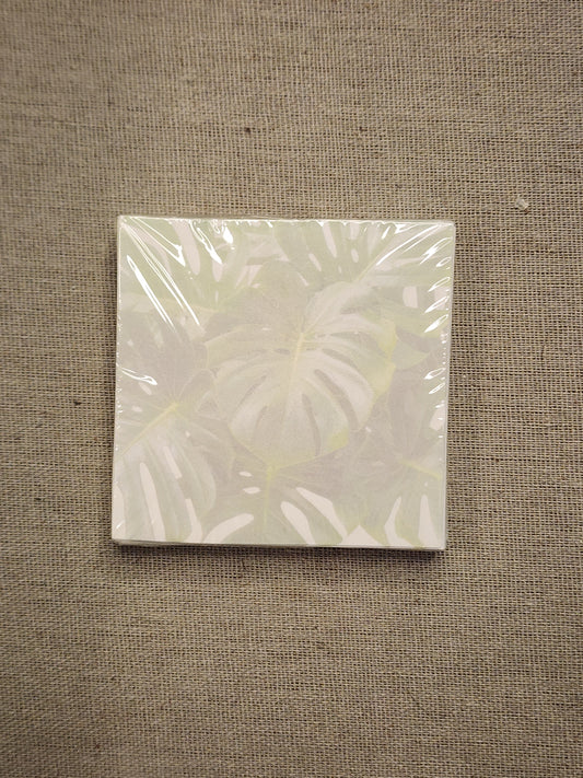 Rainforest Leaf notepad 3x3