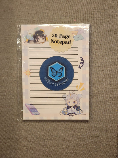 Anime girl Notepad