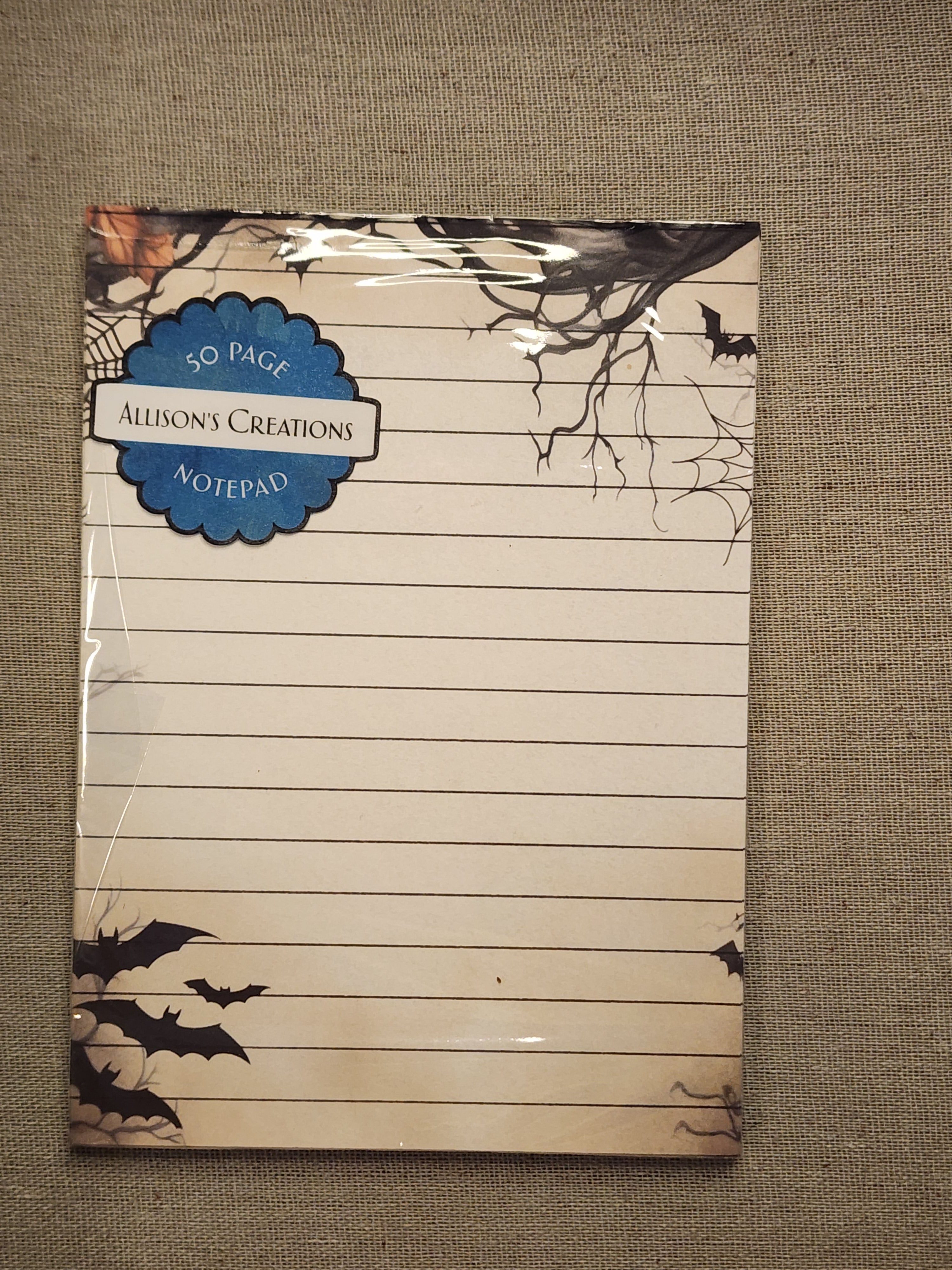 Spooky Halloween Notepad