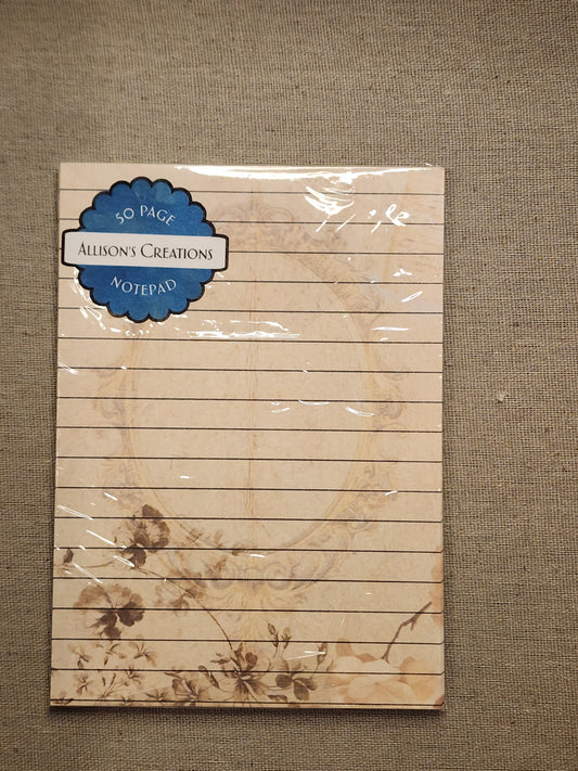 Vintage Mirror Notepad