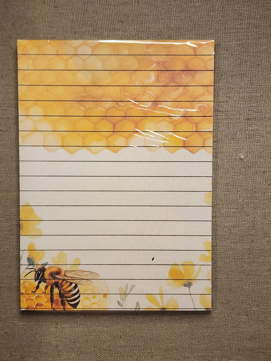 Honey Bee Notepad 5x7