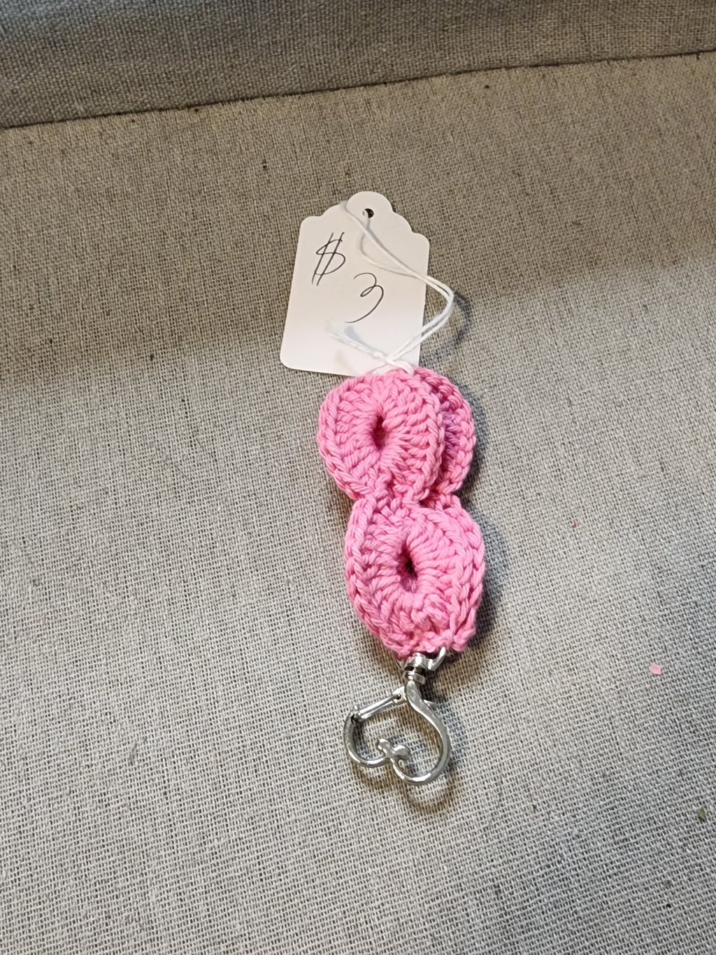 Small Pink Wristlet