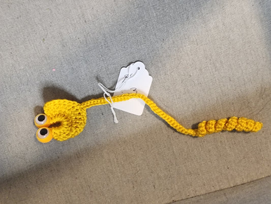 Googly Eye Bookmark Yellow