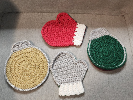 4 count xmas Coasters
