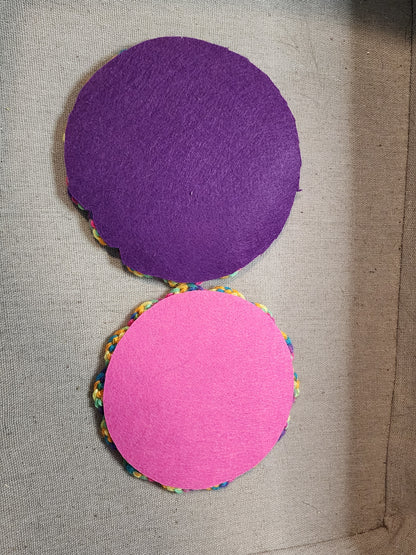 Tye Dye Coasters 2 count