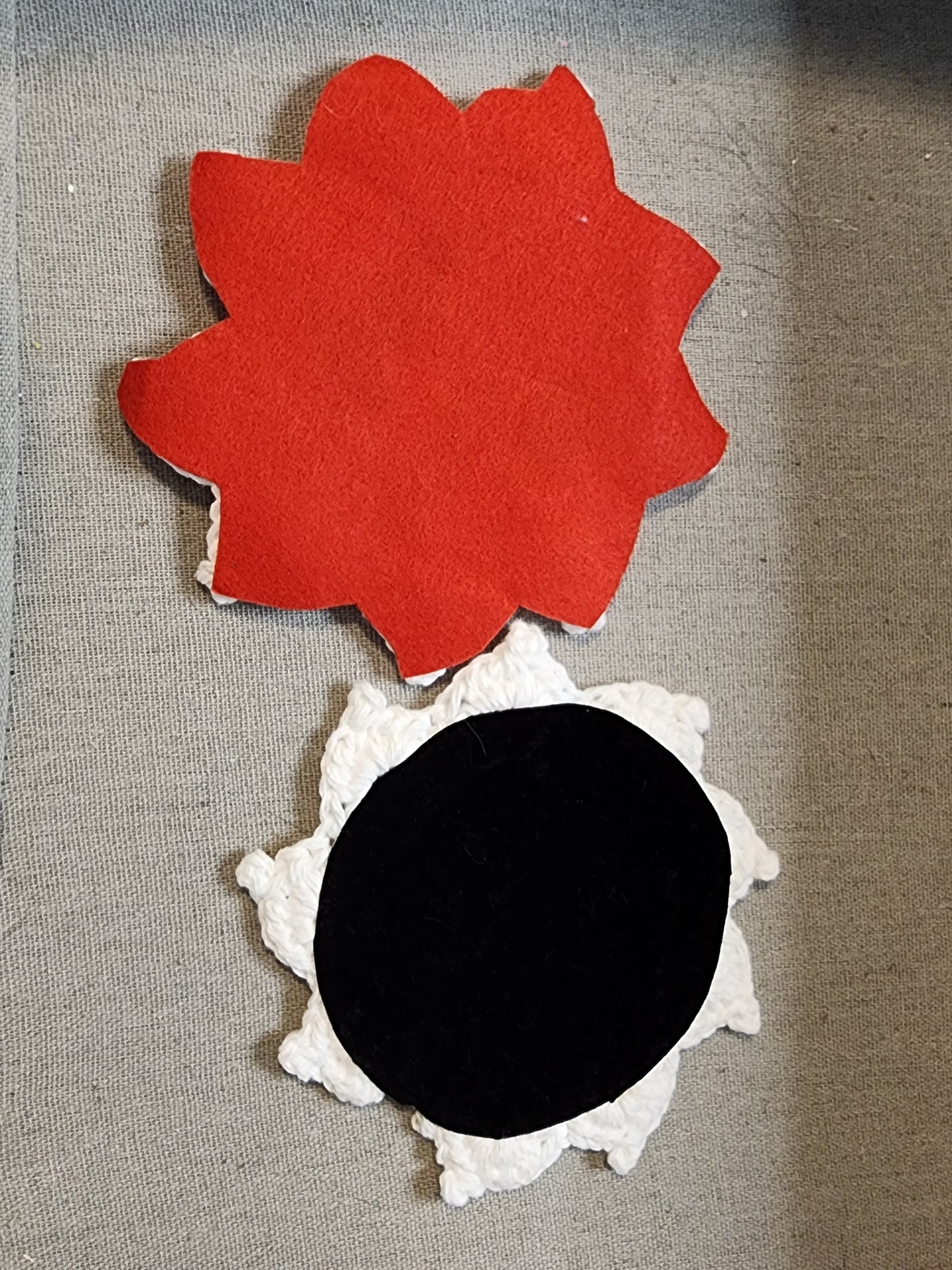 Red, White and Blue Swirl Coasters