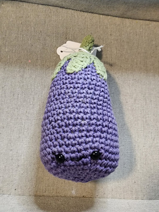 Eggplant 7 inches tall