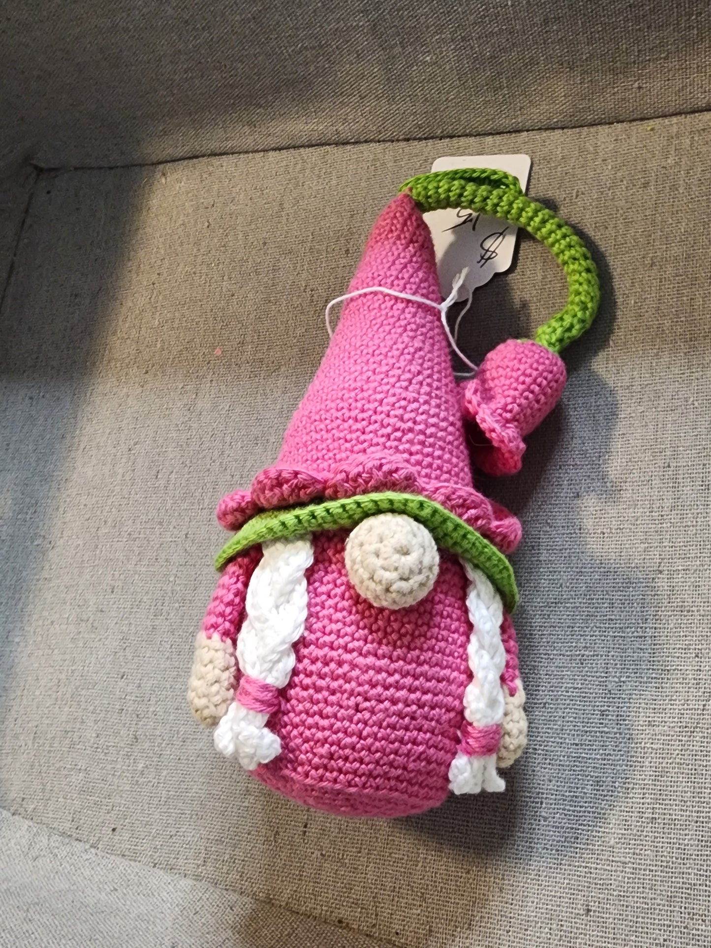 Pink Flower Gnome